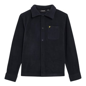 Lyle & Scott Polarfleece-overhemd met zakken voor kinderen (Donkere marine)