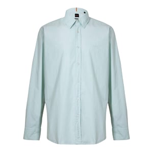 Boss Mannen Relegant 6 M Lange Mouwen Shirt (Blauw)