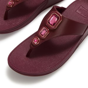FitFlop Lulu bold crystals teenslippers