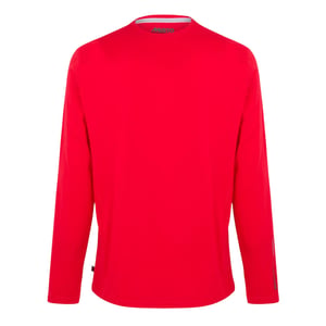 Musto Effen T-shirt met lange mouwen en zonbescherming voor heren (Rood)