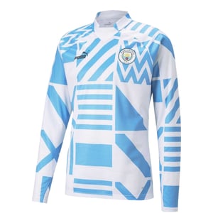 Puma Heren Prematch 22/23 Manchester City FC-shirt (Wit/blauw)
