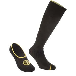 Skins Unisex-kompressionsstrumpor för vuxna, serie 3 (3-pack) (Svart)