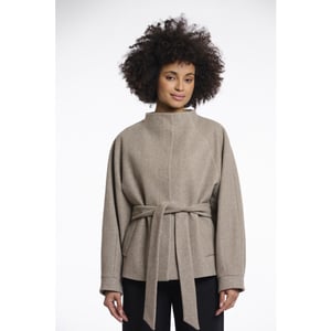 Rino & Pelle short coat with collar cornelia.7002611 10904 toffee melange