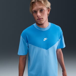 Nike Tech Sportswear Mens Blue T-Shirt