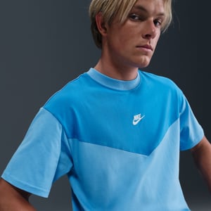 Nike Tech Sportswear Mens Blue T-Shirt