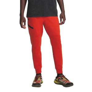 Under Armour Heren-joggingbroek van Unstoppable-fleece met ritszakken (Oranje)
