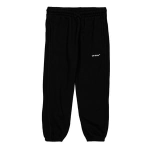 Off White Joggingbroeken met pijl-logo voor kinderen (Zwart/Wit)