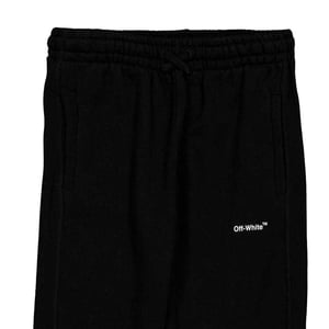 Off White Joggingbroeken met pijl-logo voor kinderen (Zwart/Wit)