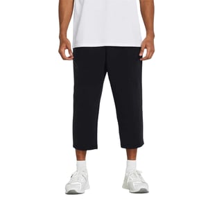 Under Armour Effen, ruimvallende fleece-joggingbroek voor heren (Zwart)