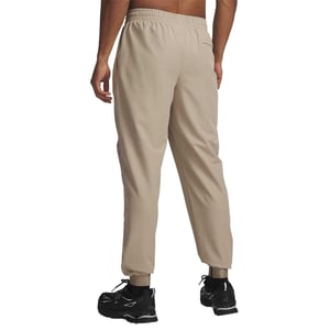 Under Armour Unstoppable geweven joggingbroek voor heren (Beige/Zwart)