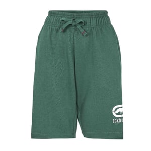 Ecko Casual fleece-sweatshorts voor heren met krokodillenprint (Groen)