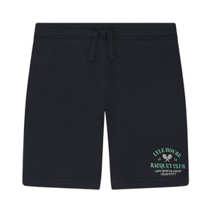 Lyle & Scott Barn- och ungdomsracketklubb – Träningsshorts med tryck, normal passform (Marinblått)