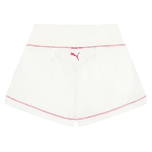 Puma Stickade shorts med logotyp för barn (Vit)