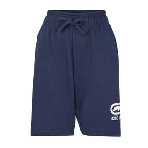 Ecko Casual fleece-sweatshorts voor heren met krokodillenprint (Marine)