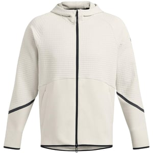 Under Armour Heren Onstuitbare Textuur Hoodie Jas (Wit)