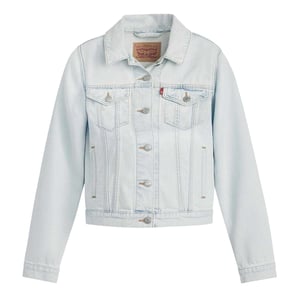 Levis Origineel denim truckerjack voor dames (Blauw)