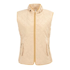 Miso Kvinnor/Damer Quilted Gilet (Beige)