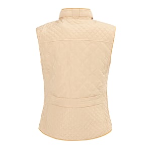Miso Kvinnor/Damer Quilted Gilet (Beige)