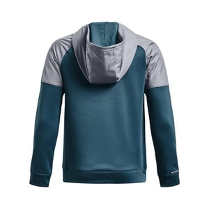 Under Armour Boys Grid Fleece Hoodie (Blue)