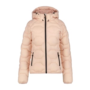 Icepeak Dames-pufferjack met print en doorlopende rits (Baby Roze)