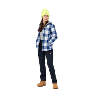 Dickies Dames/Dames Flanellen Overhemd Jas (Surf Blauw)