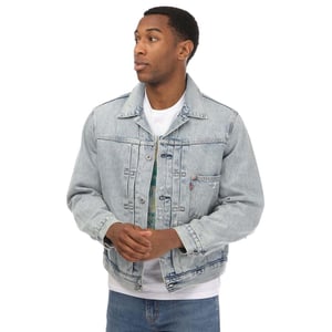 Levis Katoenen truckerjack voor heren (Denim)