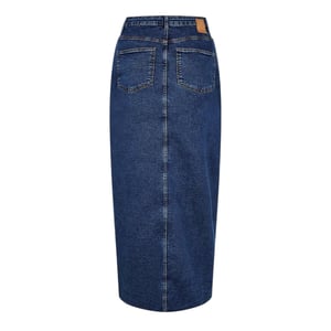 Pieces Denim kokerrok voor dames (Medium Blauw)