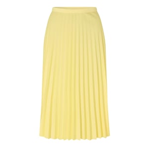 Lacoste Dames/Dames Plooi Polyester Midi Rok (Geel)