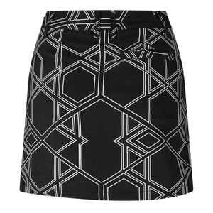 Puma Geometrische golfskort voor dames (Zwart)