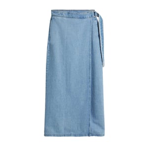 Levis Denim wikkelrok met kolomlijn voor dames (Blauw)