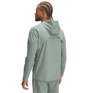 Under Armour Heren Outrun Hoodie Jacket (Groen)