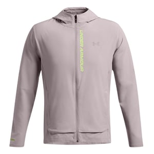 Under Armour Heren Outrun Hoodie Jacket (Grijs Dageraad)