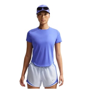 Nike Swoosh Dri-FIT-shirt voor dames (Saffier)