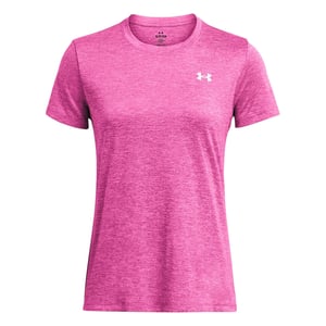 Under Armour Twist T-shirt met korte mouwen voor dames (Roze/Wit)