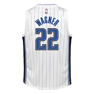 Nike Wagner Orlando Magic-team basketbalshirt voor kinderen (Wit)