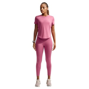 Nike Swoosh Dri-FIT-shirt voor dames (Pioenroos)