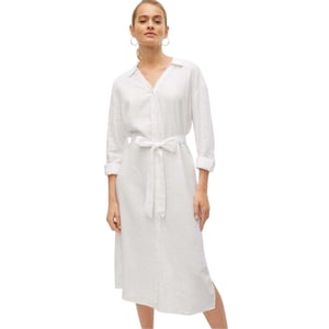 Vero Moda Linn midi-shirtjurk voor dames (Sneeuwwitje)