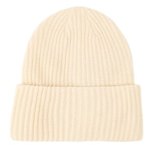 Pieces Geribde muts voor dames (Witkap grijs)