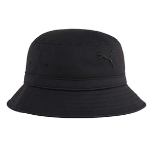 Puma Essentiële Embleem Emmer Hoed (Zwart)