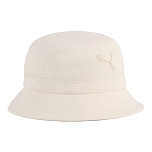 Puma Essentiële Embleem Emmer Hoed (Wit)