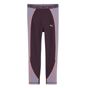 Puma Tweekleurige sportlegging met 7/8-lengte voor kinderen (Pruim Paars)