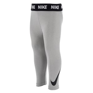 Nike Girls Swoosh Leggings (Grey)
