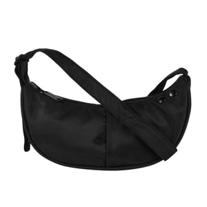Spiral Cali halvmåneformad crossbody-väska för vardagsbruk (Svart)
