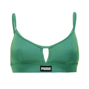 Puma Dames/Dames Peek A Boo Stripe Bikinitop (Groen)
