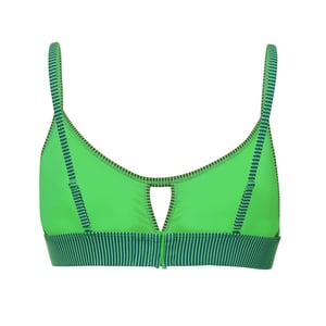 Puma Dames/Dames Peek A Boo Stripe Bikinitop (Groen)
