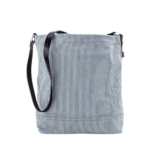 Levis Heritage-tas met verticale strepen (Grijze streep)