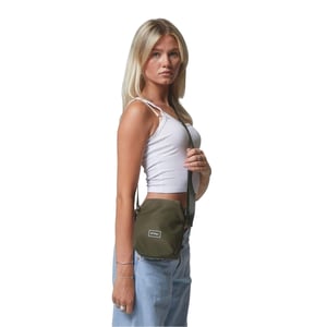 Spiral Rektangel Crossbody Bag (Olive)