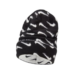 Nike Kinder/Kinder Pom Pom muts (Zwart/Wit gemêleerd)
