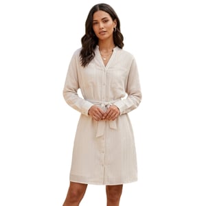 Vero Moda Damesjurk met strepen van Ines (Zilver)