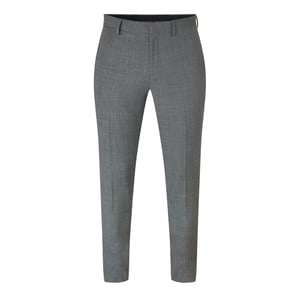 Hugo Mannen Patroon Rechte Pantalon (Grijs)